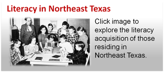 Click image to learn about literacy in Northeast Texas.